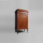 French Marquetry Chest with Natural Veneer Inlay