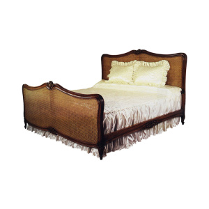 French Style Rattan Bed