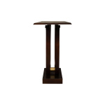 Judy Brown Console Table with Curved Legs Side View