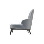 Kabeer Upholstered High Back Winged Armchair