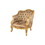Kmart Upholstered Tufted Pattern Armchair
