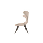 Lumi Upholstered Curved Accent Armless Chair