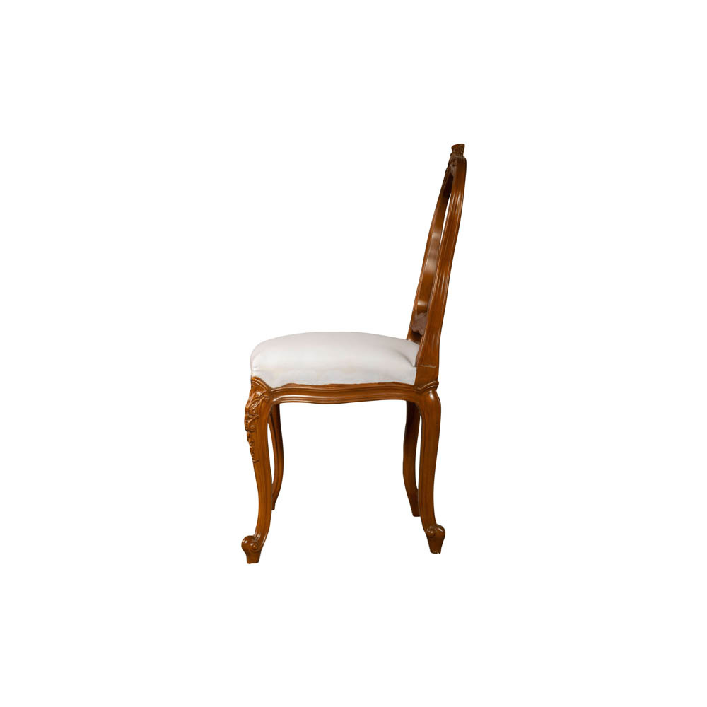 Macey Upholstered Vintage Dining Chair with Wood Frame