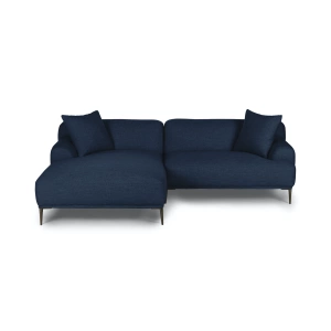 Milano Upholstered Aurora Blue Corner Sofa