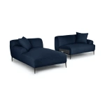 Milano Upholstered Aurora Blue Corner Sofa