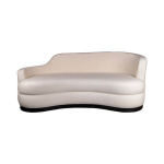 Noir Upholstered Curve Shape Sofa
