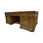 Resolute Desk with Hand Carved Detailed