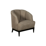 Romans Upholstered Strip Round Armchair