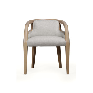 Sallivan Upholstered Tub Dining Chair with Wooden Frame
