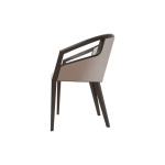 Sallivan Upholstered Tub Dining Chair with Wooden Frame