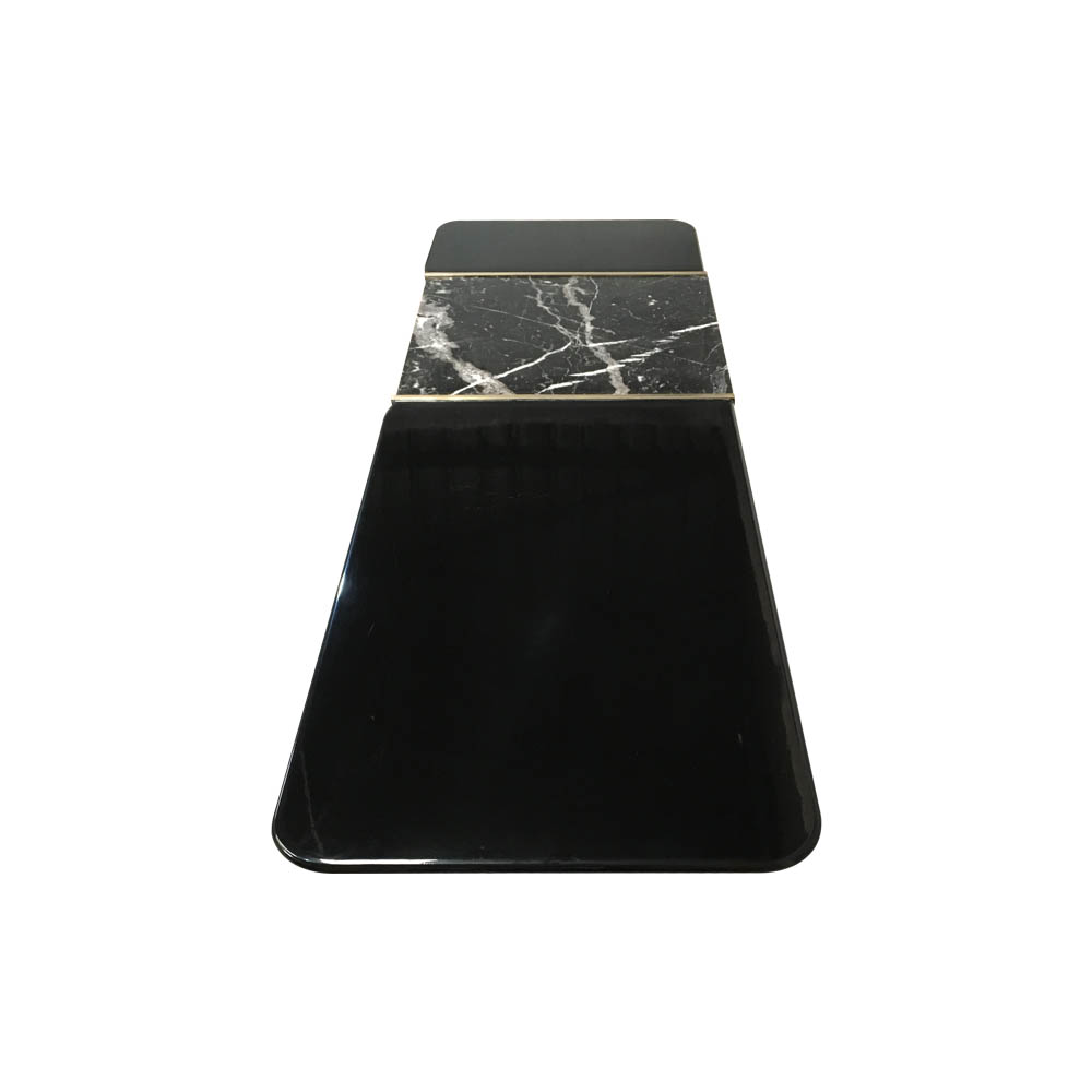 Sylvan Black Wood and Marble Console Table Top