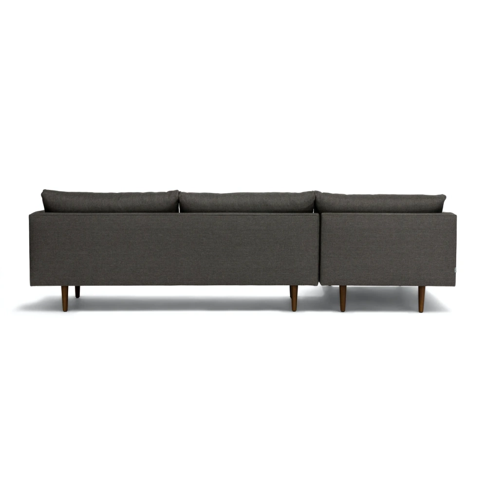 Toni Upholstered Graphite Gray Corner Sofa