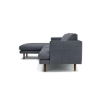 Toni Upholstered Stone Blue Corner Sofa