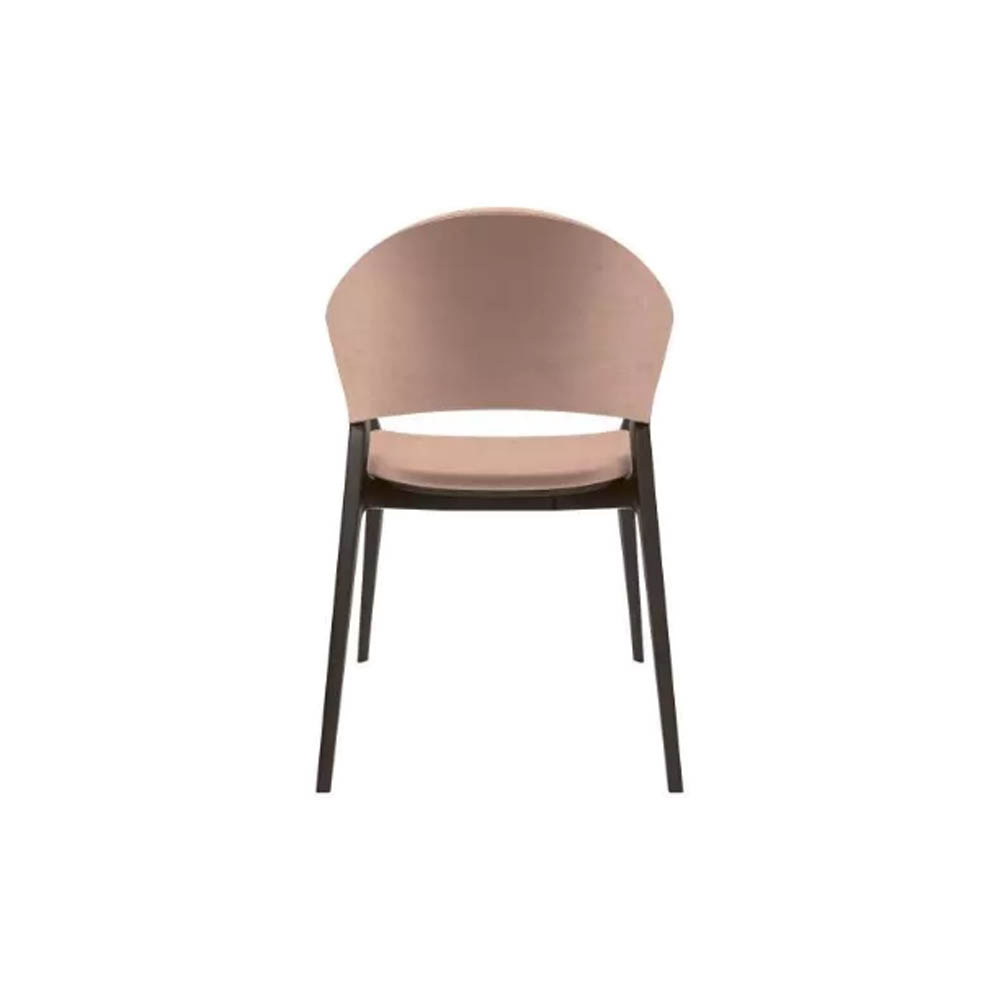 Tonia Upholstered Curved Arm Dining Chair