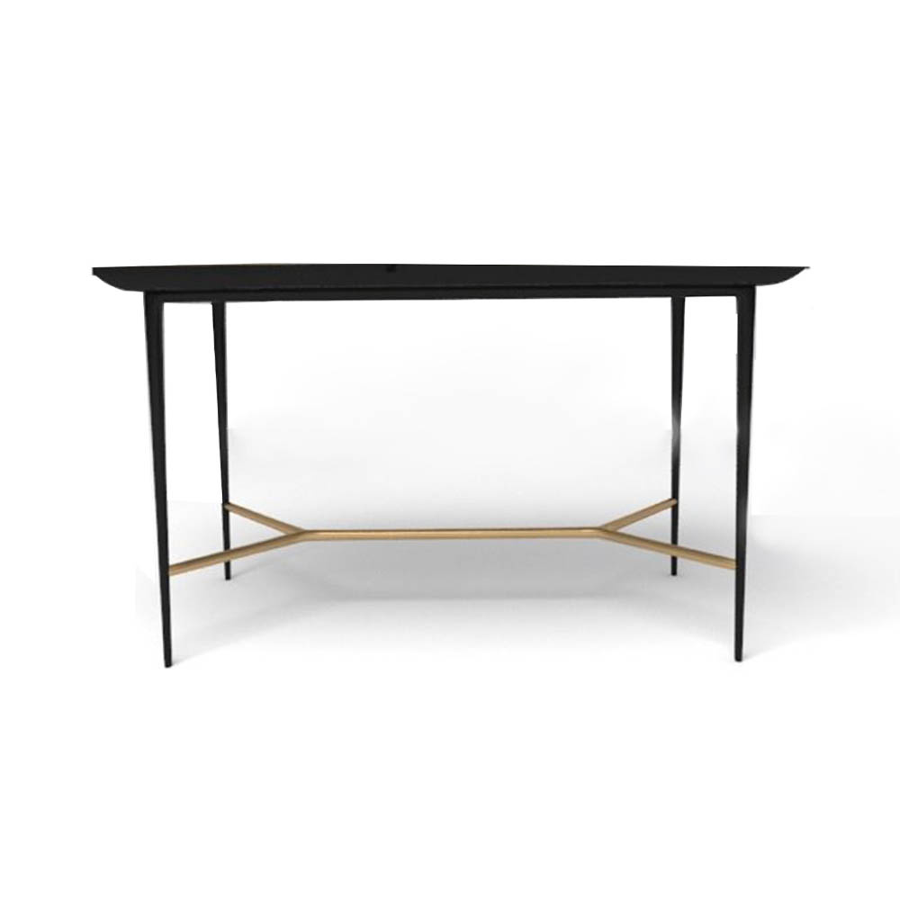 Tree Wooden and Metal Console Table Front