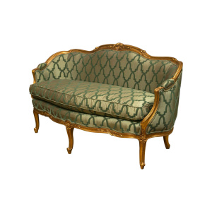 green vintage sofa