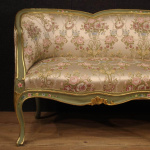 vintage floral sofa