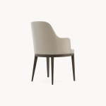 Aliana Dining Chair with Armrests Wooden Legs