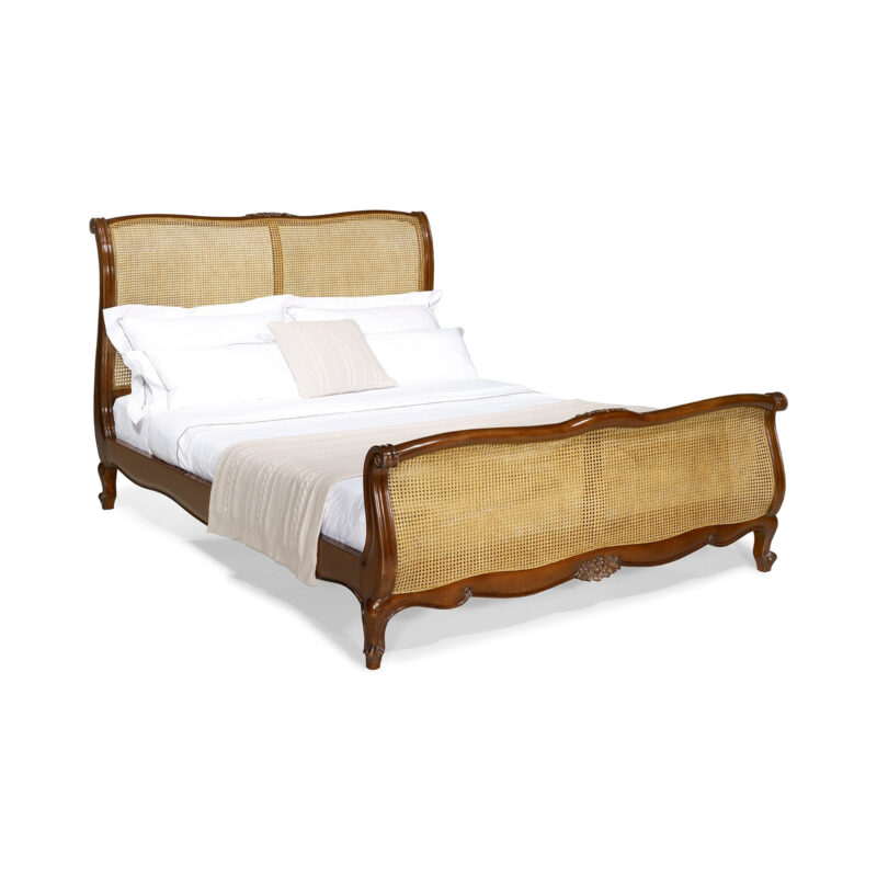 Chantilly Cane Sleigh Bed