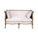 Louis XVI Style Rattan Settee